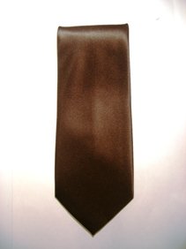 Solid Brown Tie