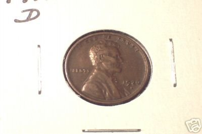 1926-D Lincoln Cent - XF Condition.