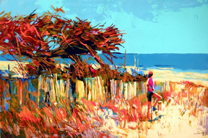 <strong>NETTUNO</strong> by Nicola Simbari <br>(Serigraph - Acrylic on Paper)