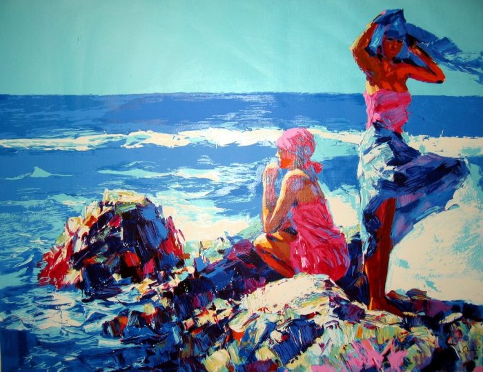 <strong>IONIAN</strong> by Nicola Simbari <br>(Serigraph - Acrylic on Paper)