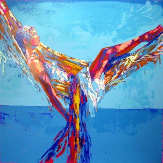 <strong>IL SOGNO</strong> by Nicola Simbari <br>(Serigraph - Acrylic on Paper)