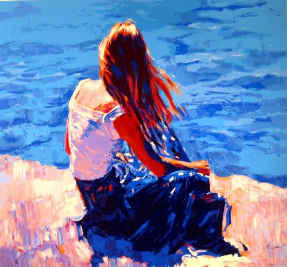 <strong>CIRCEO</strong> by Nicola Simbari <br>(Serigraph - Acrylic on <strong>Canvas</strong>)