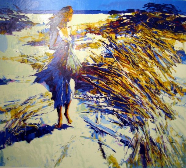 <strong>ASTURA</strong> by Nicola Simbari<br>(Serigraph - Acrylic on <strong>Canvas</strong>)