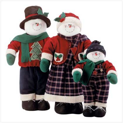 #32423 Decorative Snowman Family