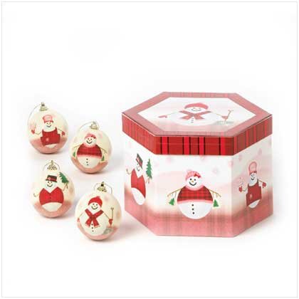 #37653 Snowman Ball Ornaments