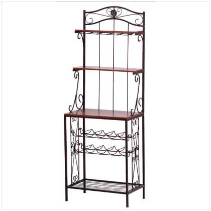 #34775 Baker's Style Wine and Glass Rack