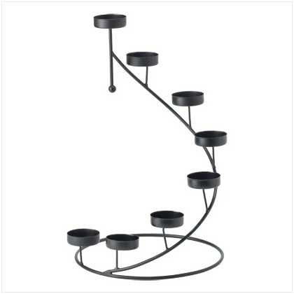 #38178 Metal Spiral Candleholder