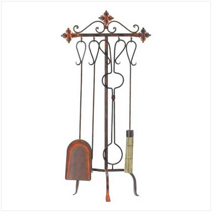#38232 Tuscan Fireplace Tool Set