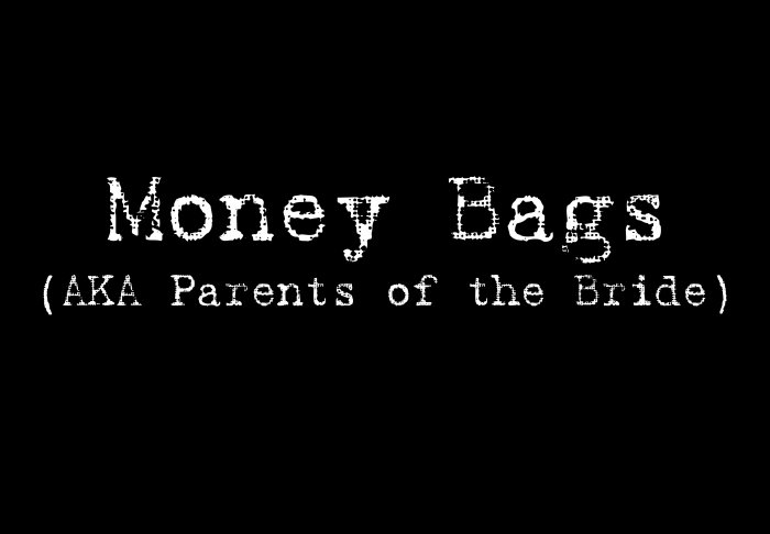 Money Bags (Parents of the Bride) - Style 1