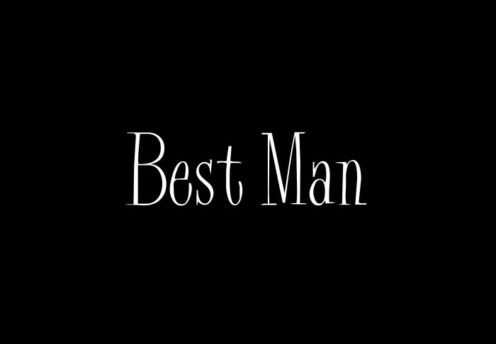 Best Man - Style 2