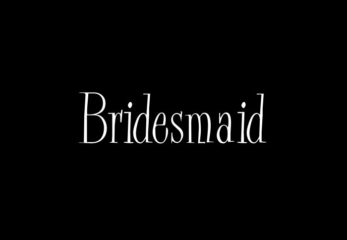 Bridesmaid - Style 2