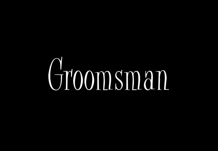 Groomsman - Style 2