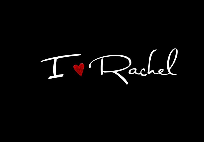 I Love ______(personalized with HER name)