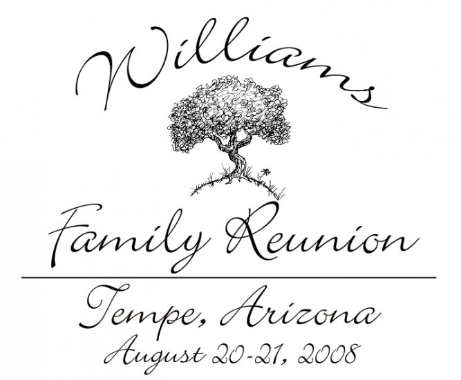 Personalized Family Reunion - Personalize for Your Event!