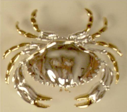 Atlantic Crab Slide Pin Pendant
