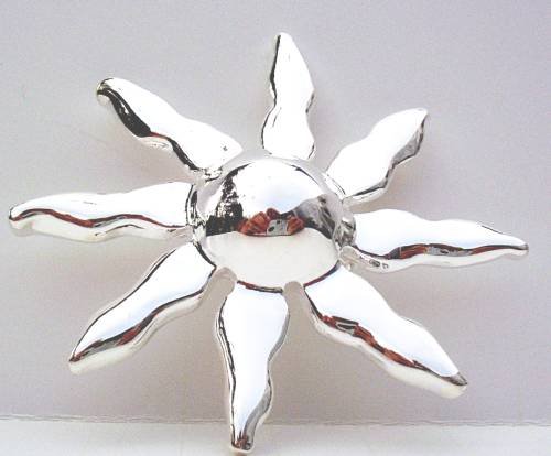 Sunburst Slide Pendant Pin or Brooch
