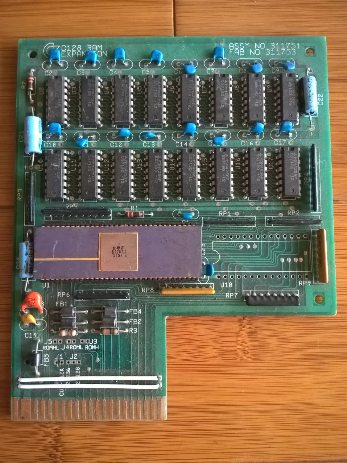 Commodore 1750 REU 512kb C 64 C 128 RAM Expansion Unit AS IS