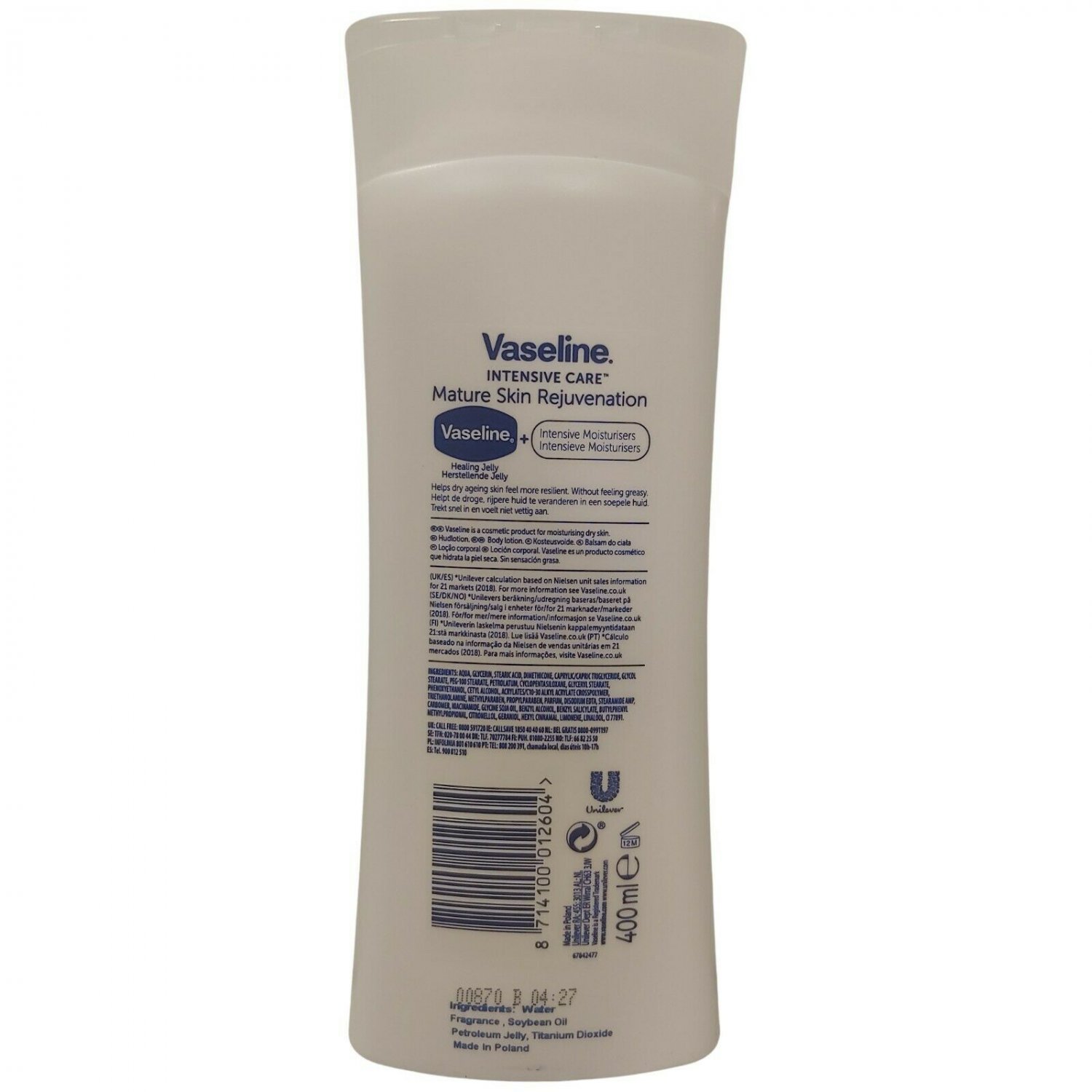 Vaseline Intensive Care Mature Skin Rejuvenation Body Lotion Ml