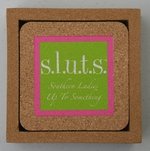 "Fine Whines" Southern Ladies Up To Something! Coasters