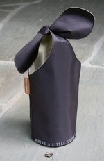 Fine Whines Bow Bag - Brown/Tan