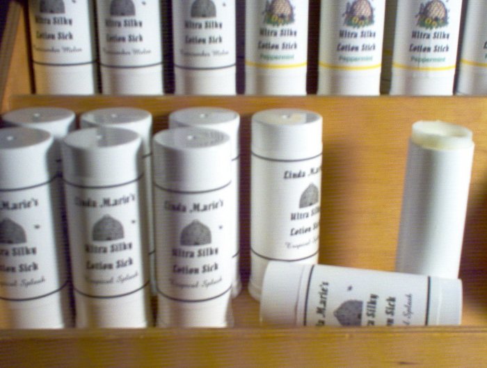 Handmade Lotion Stick Cucumber Melon with Emu Oil Shea & Mango Butters by The Village Craftsmith