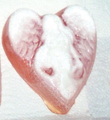 Handmade Strawberry Jam Glycerin Soap Angel 4 ou Bath Bar MP by The Village Craftsmith