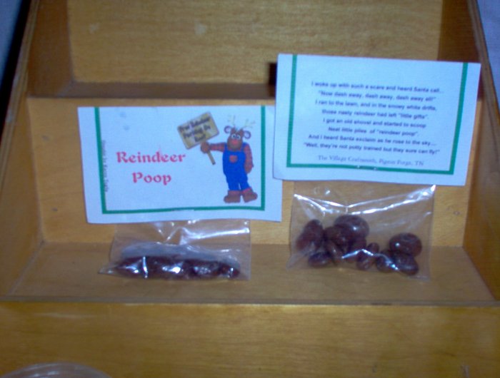 Reindeer Poop Gag Gift by The Village Craftsmith