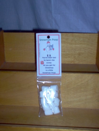Snowman Poop Gag Gift by The Village Craftsmith