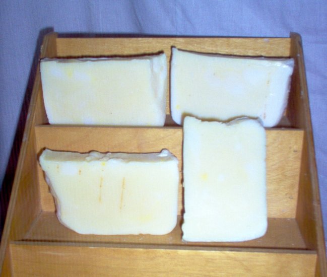 Handmade Tropical Fruit Slices CP Pioneer Lye Soap Mega Bath Bar by The Village Craftsmith