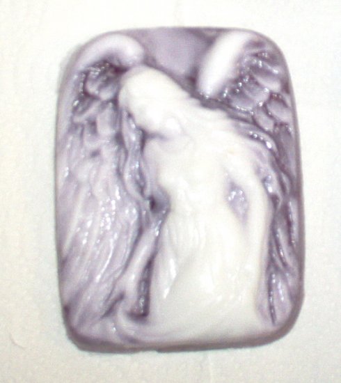 Handmade Lilac Glycerin MP Soap Angel 4ou Bath Bar by The Village Craftsmith