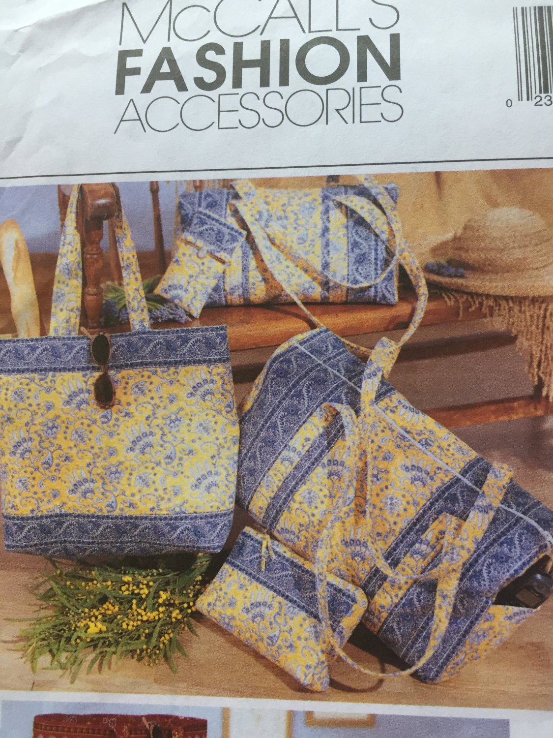 Mccall S Accessories Pattern Duffel Tote Bag Sewing Pattern