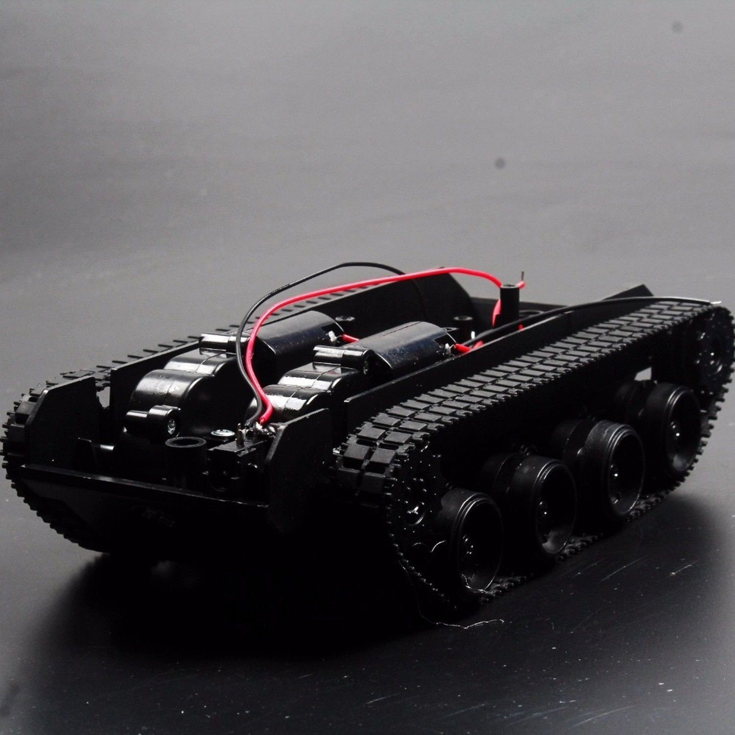 New V Motor Smart Car Tank Robot Chassis Platform Diy Shock