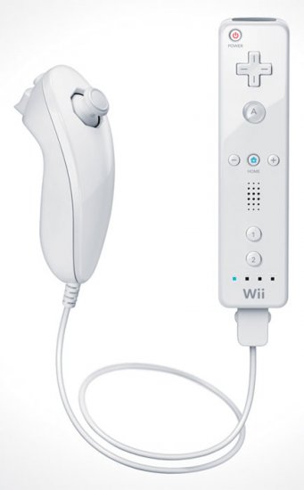 Wii Remote Controller (Wiimote) + Wii Nunchuk Controller