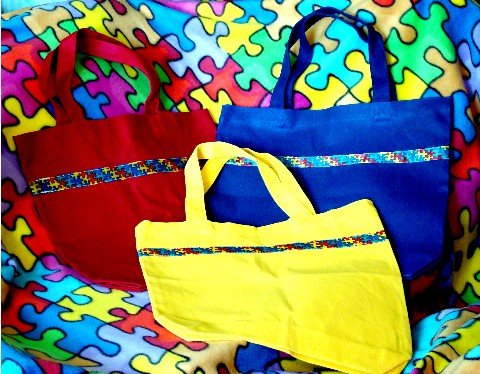 Autism Awareness Totes