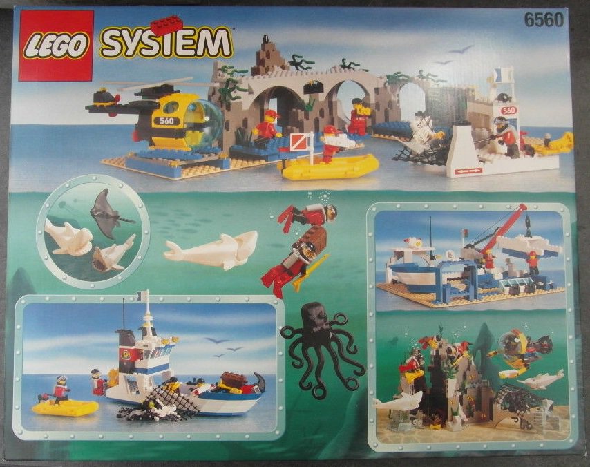 LEGO 6560 System Divers Series Diving Expedition Explorer Retiered And Rare