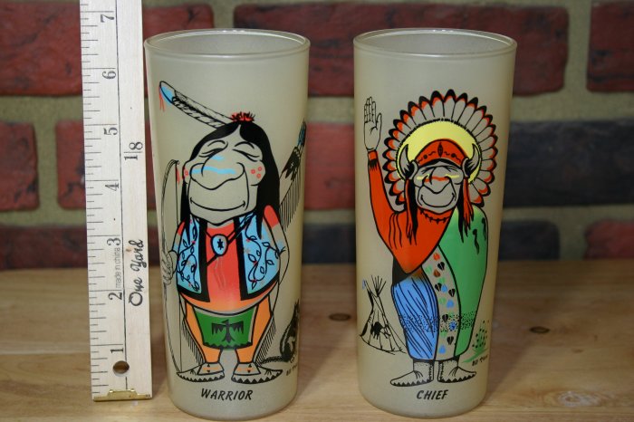 Bill Flores Chief and Warrior Tumblers