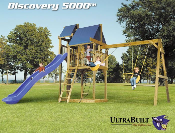 DISCOVERY 5000 SWING SET WITH FORT