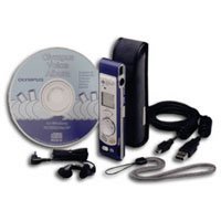 Olympus W10 - 90-Minute Digital Voice Recorder w/ Built-in Digital Camera & Auto-Connect USB Port