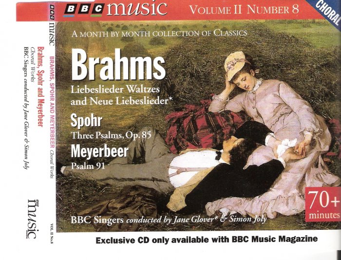 Music CD Classical Brahms BBC Classic Choral $3.00 shipping included