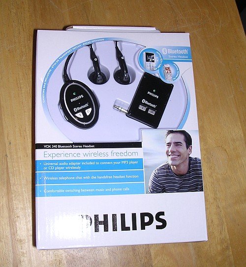 Philips Bluetooth MP3/Cell Phone Headset VOX340/17