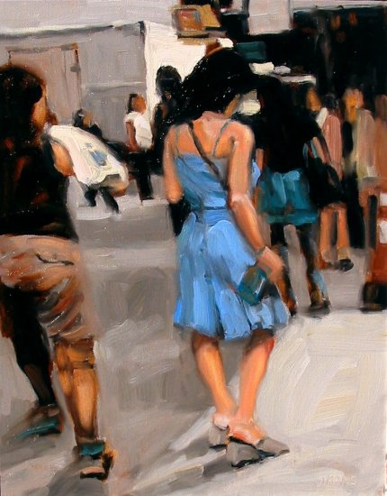BLUE DRESS