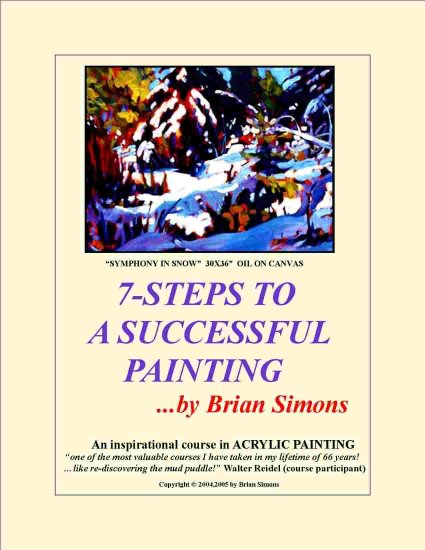 "7-STEPS TO A SUCCESSFUL PAINTING" by Brian Simons