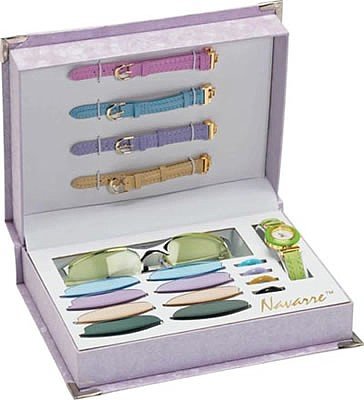 JELWAT2/00: Alex Navarre Interchangeable Watch and Sunglass Set