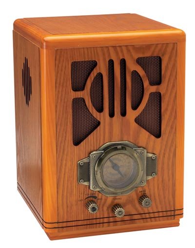 SALE: HHVRTOMB/00: SALE-Kassel Vintage-Style Tombstone Radio