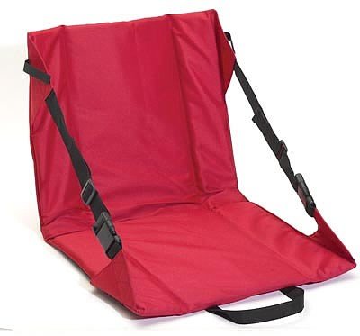 SPSEATRD: CLUB FUN PADDED STADIUM SEAT, RED