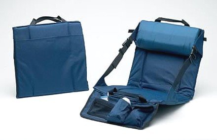 SPSEAT2: DELUXE PADDED STADIUM SEAT-BLUE