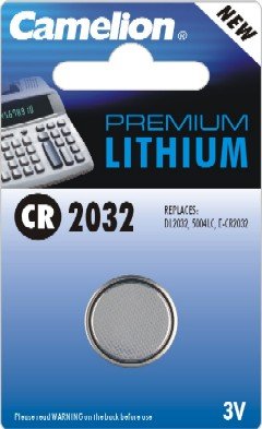 CR2032-BP1: 3 Volt Lithium Button Cell Battery: Add to your order for little to no extra on S&H
