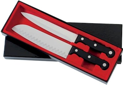 CTSZ2/00: Slitzer 2 pc Knife Set-Santoku and Carving Knife