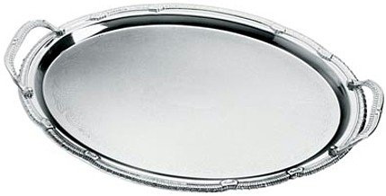 KTT4/00: Sterlingcraft Oval Serving Platter with Handles