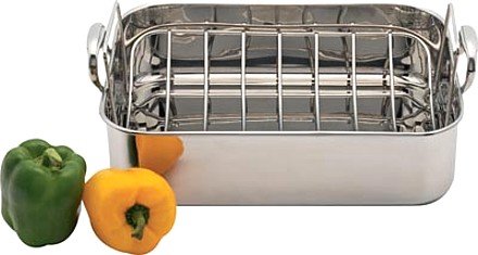 KTROAST8/00: Precise Heat 18/10 Stainless Steel Roasting Pan - Limited Supply
